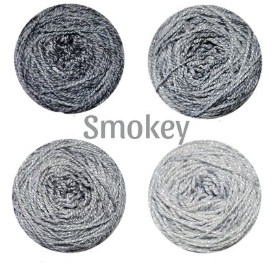 MoYa Yarn Shimmer Ombre Packs - Smokey