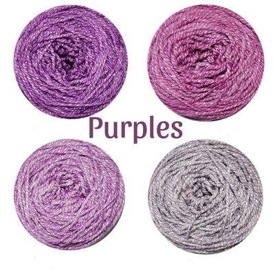 MoYa Yarn Shimmer Ombre Packs - Purples