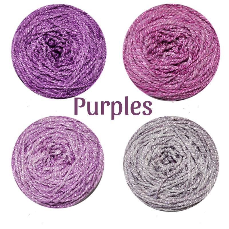 MoYa Yarn Shimmer Ombre Packs - Purples