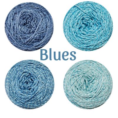 MoYa Yarn Shimmer Ombre Packs - Blues