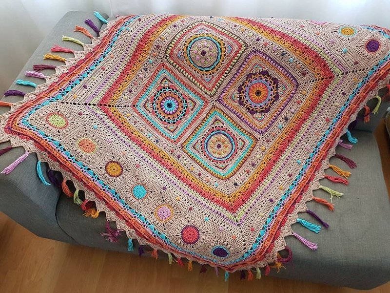 MoYa Allegro Throw Pattern