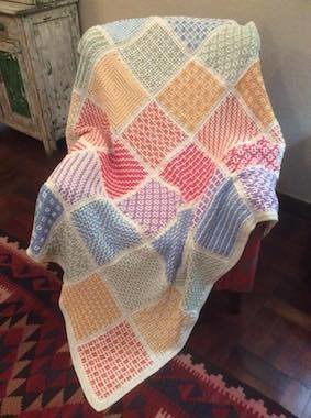 Hilda Steyn's - Wacky Weave Squares Crochet Kit