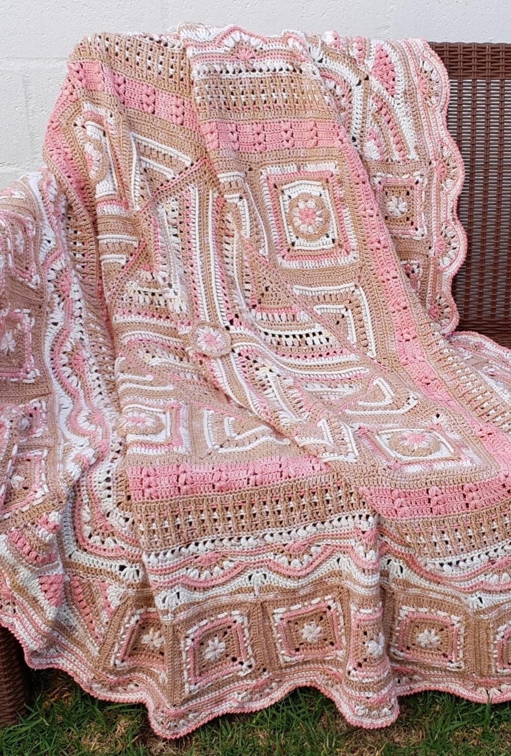 Lotus Lily Crochet-A-Long Blanket Kit - Large