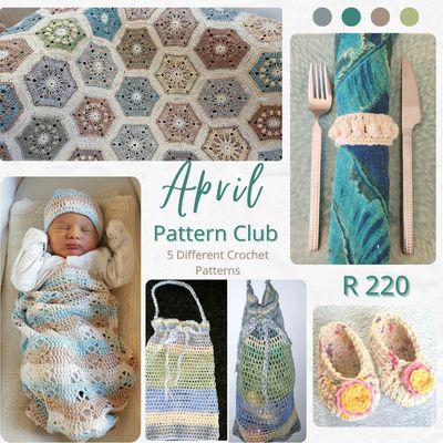 Crochet Patterns of the Month Subscription Club - April '24