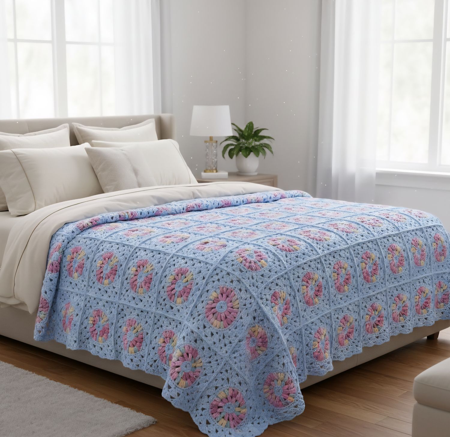 Annette Throw/Blanket/Table Runner Crochet Kit