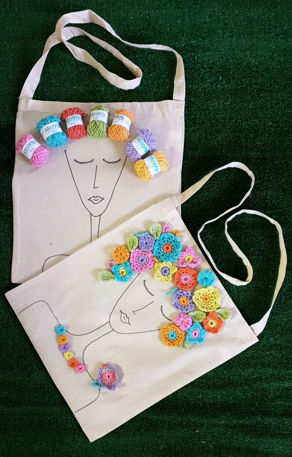 MoYa Blooming Yarn Bag Pattern
