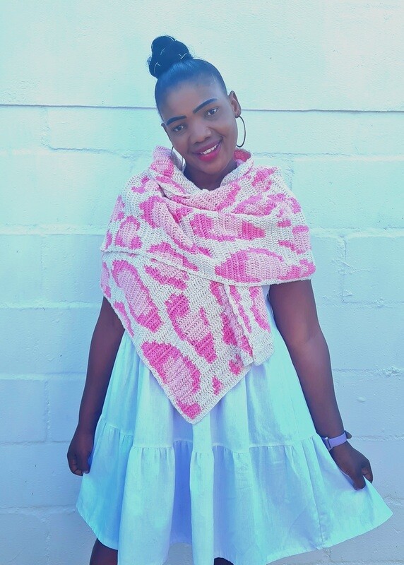 Pink Panther Crochet Shawl Pattern