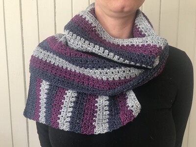 Shimmer Trio Shawl Patten by Fishing Rabbit