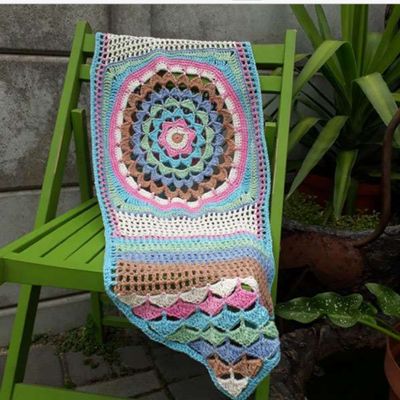 Bohemia Valley Table Runner Pattern Designed by Creative Crochet Workshop ©Joanita Theron​