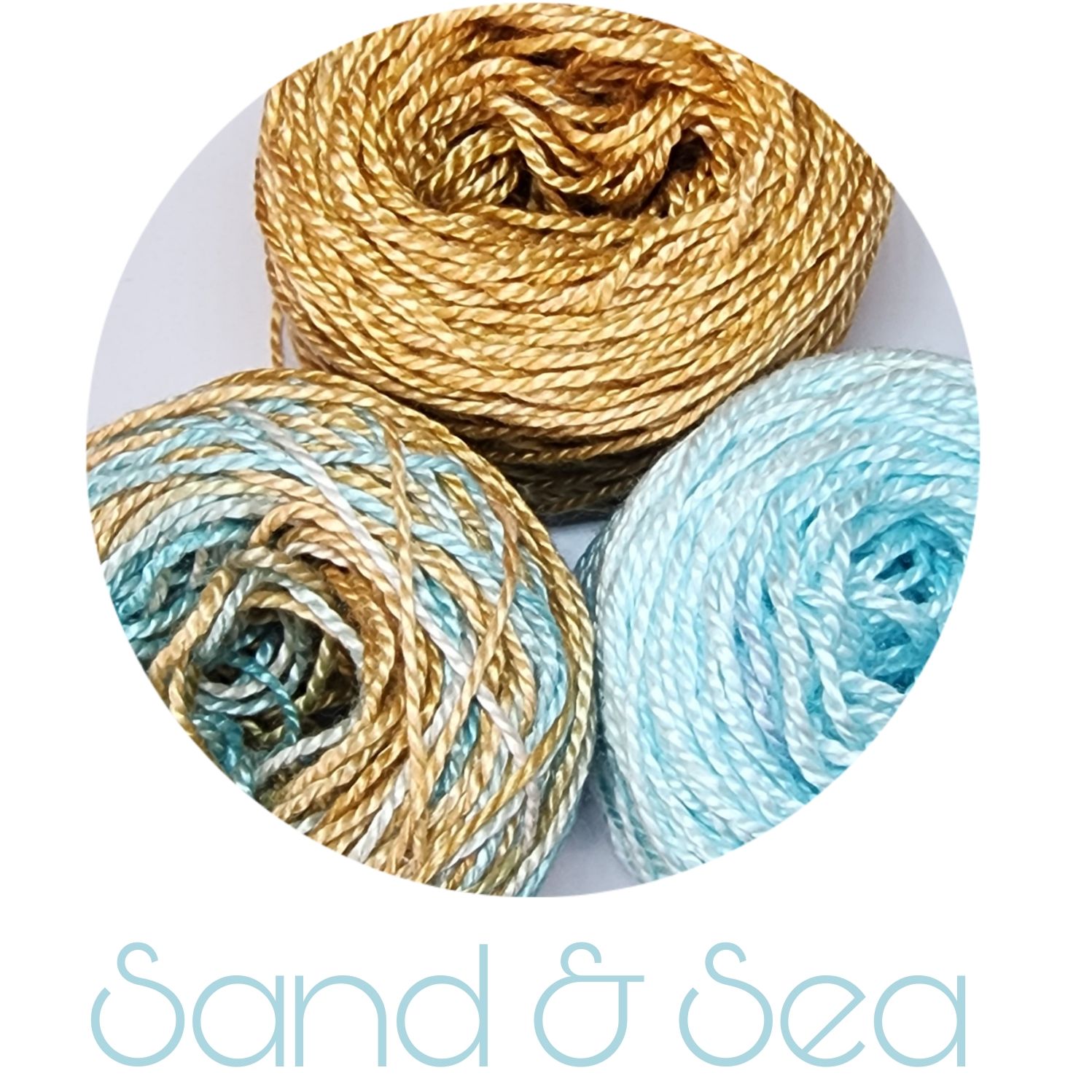 Sand &amp; Sea - MoYa Viscose Yarn Palette Pack