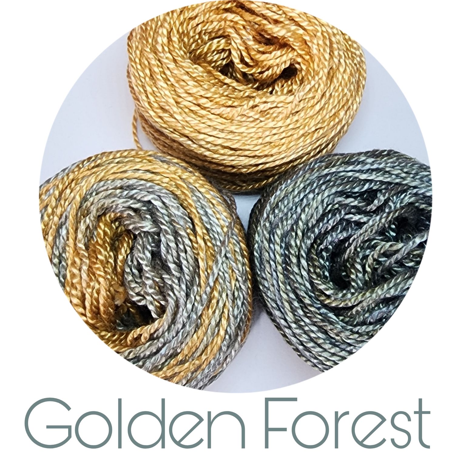 Golden Forest - MoYa Viscose Yarn Palette Pack
