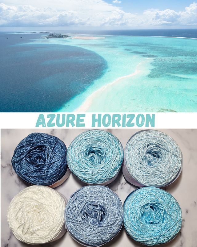 Azure Horizon Viscose Palette