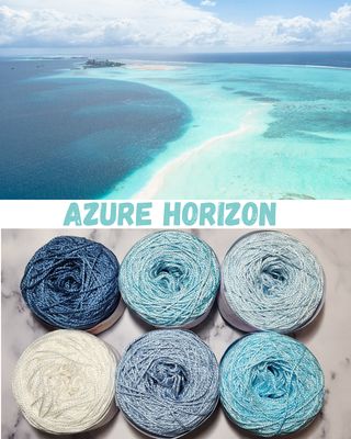 Azure Horizon Viscose Palette