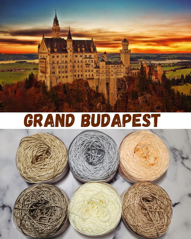 Grand Budapest Viscose Palette