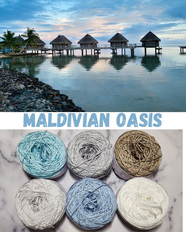 Maldivian Oasis Viscose Palette