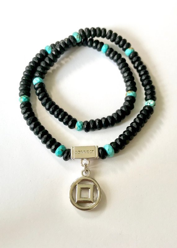 The Cherished Bracelet || Onyx twice over || one-of-a-kind