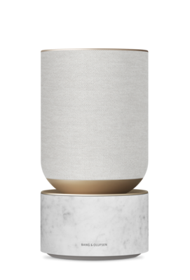 Bang &amp; Olufsen Beosound White Marble Musiksystem mit Google Sprachassistent
