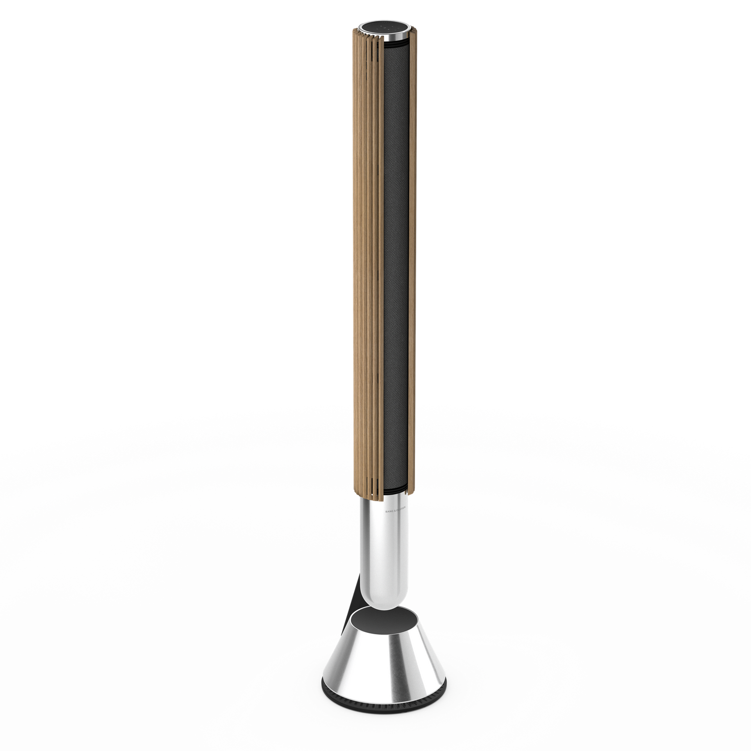 Beolab 28 in silver und oak abdeckung