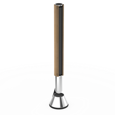 Beolab 28 in silver und oak abdeckung