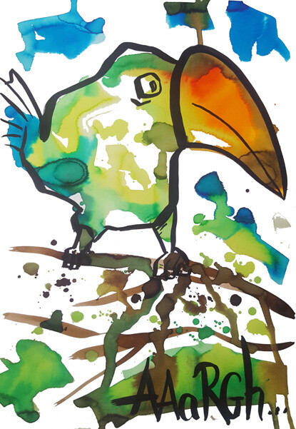 Toucan in its natural habitat - AAaRGh Art Collectie
