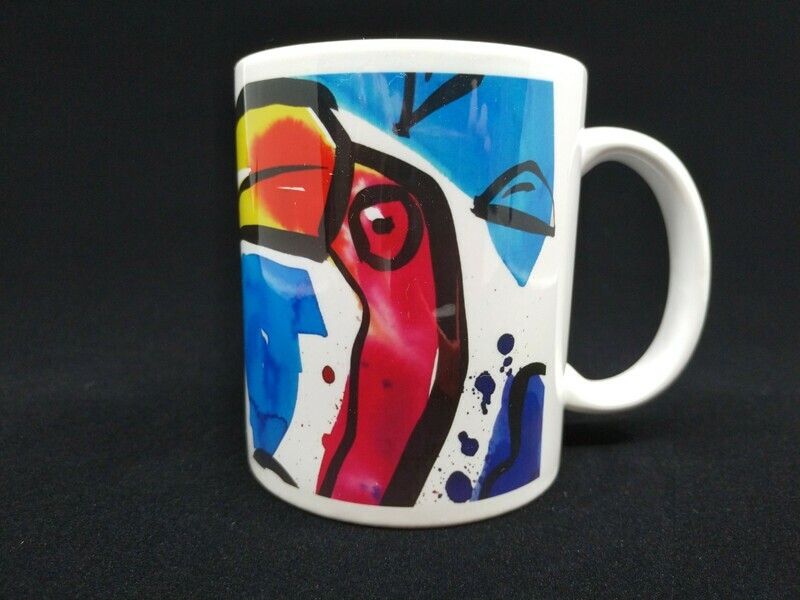 Startled flamingos - AAaRGh Art Collectie