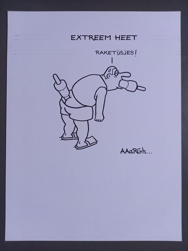 Originele cartoon uit &#39;Waan&#39;: Raketijsjes