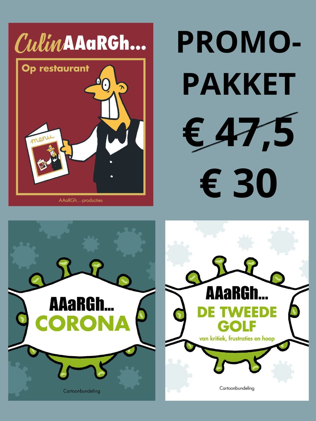 Promopakket CulinAAaRGh... + Corona + De tweede golf