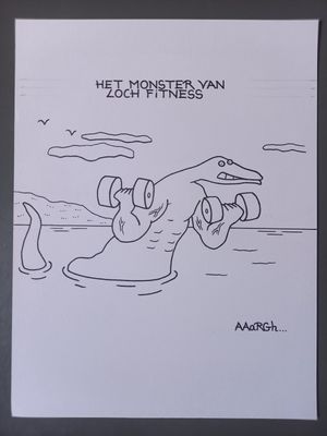 Originele cartoon: Loch Fitness