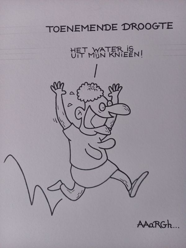 Originele cartoon: Droogte