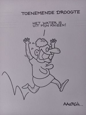 Originele cartoon: Droogte