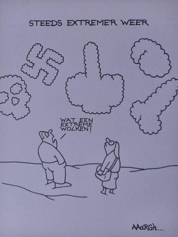 Originele cartoon: Extreem weer
