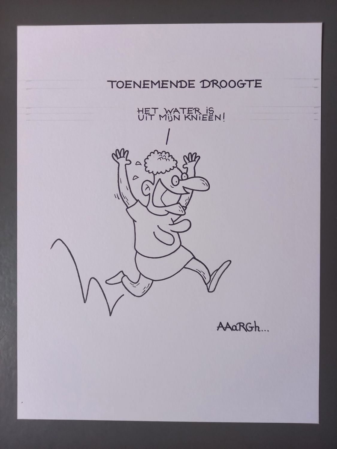 Originele cartoon: Droogte