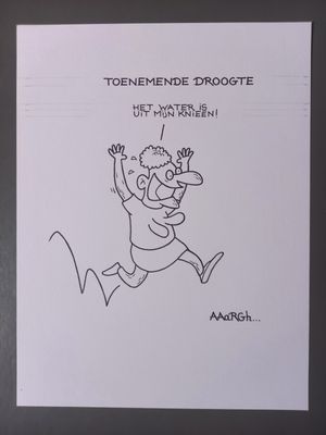 Originele cartoon: Droogte