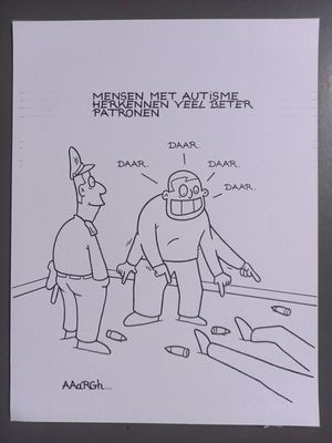 Originele cartoon: Autisme patronen