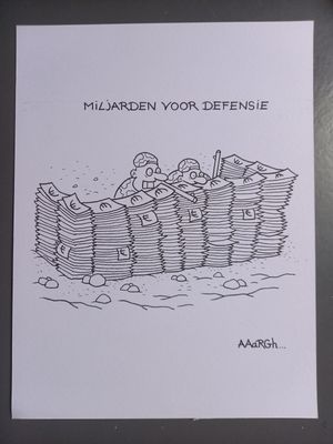 Originele cartoon: Miljarden defensie