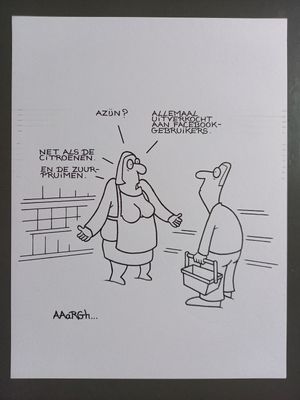 Originele cartoon: azijn