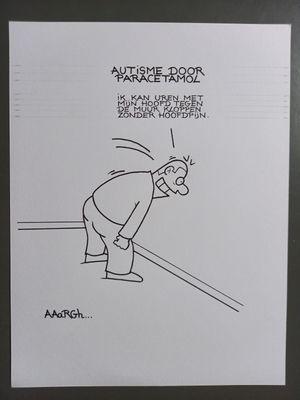 Originele cartoon: autisme dafalgan