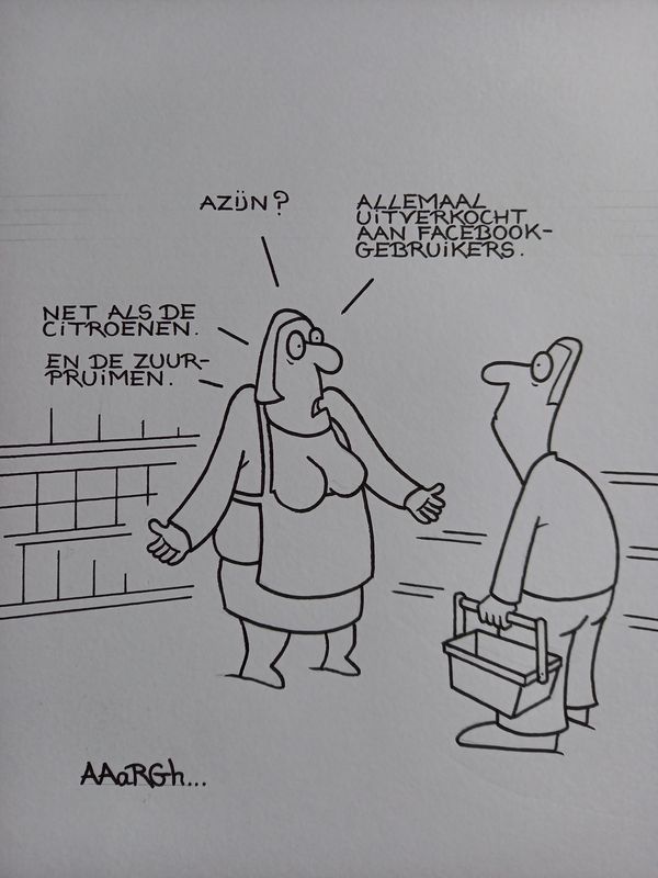 Originele cartoon: Azijn