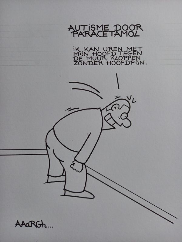 Originele cartoon: Autisme dafalgan