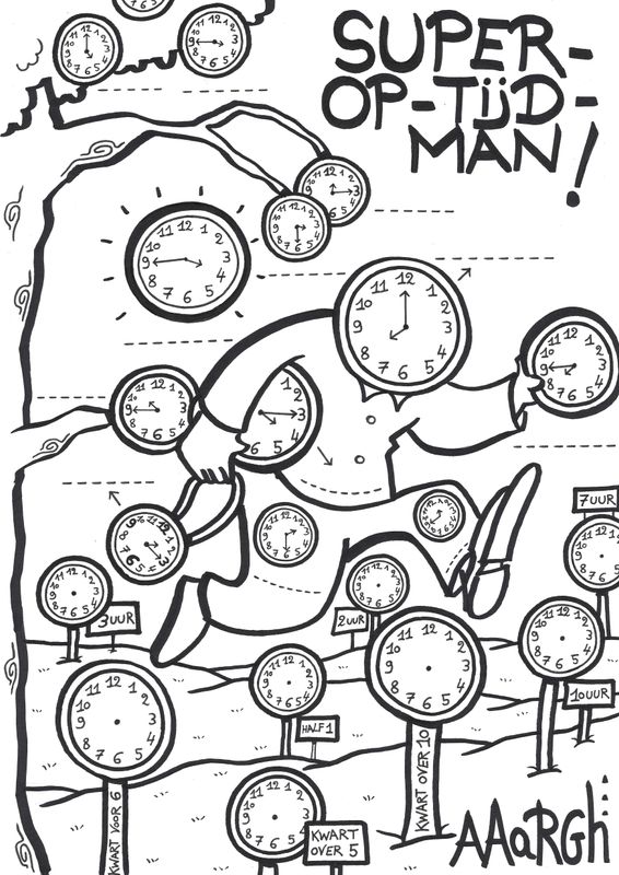 Super op tijd man