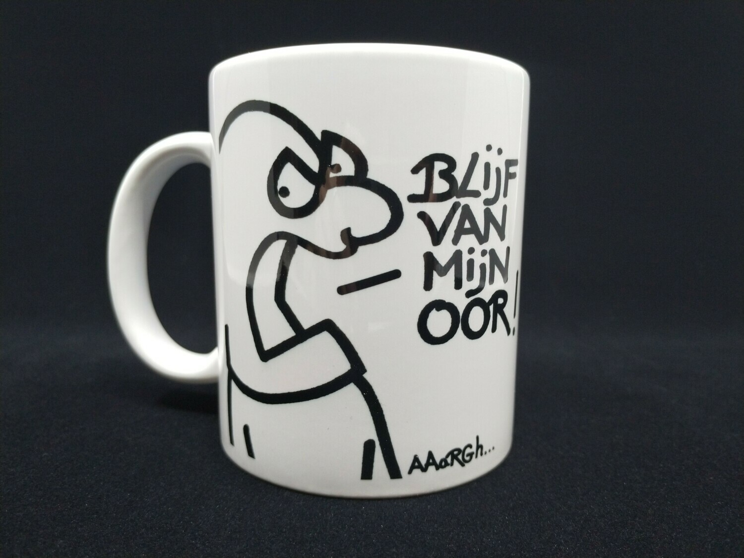 "Blijf van mijn oor" voor linkshandigen