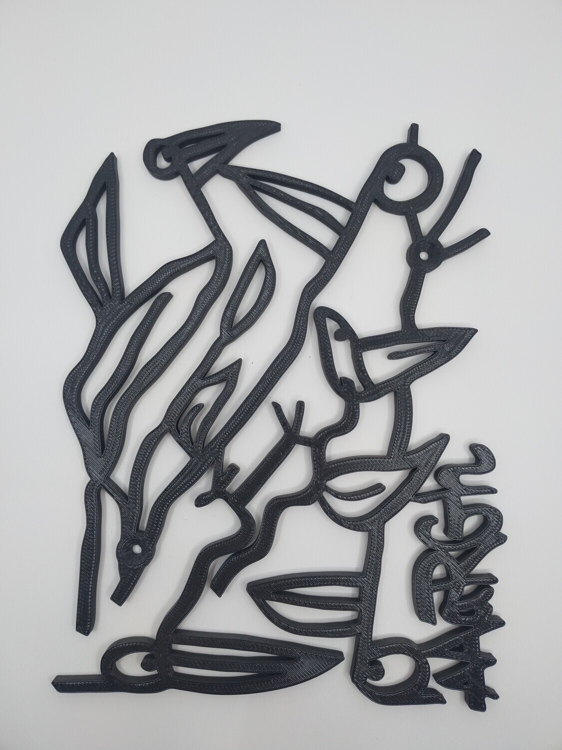 3D-kunst Vogelplanten