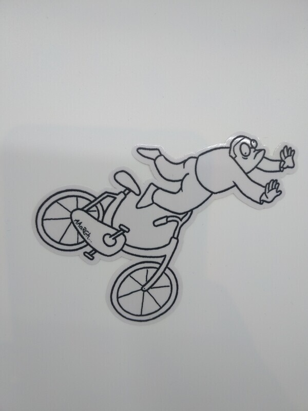 Interieursticker fietser