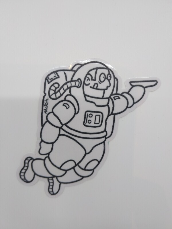 Interieursticker astronaut