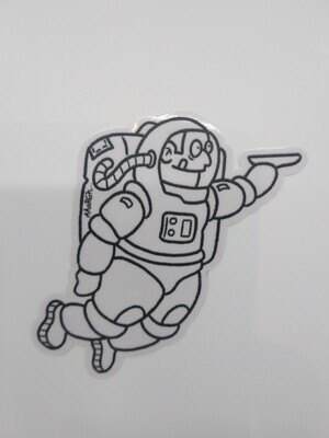 Interieursticker astronaut