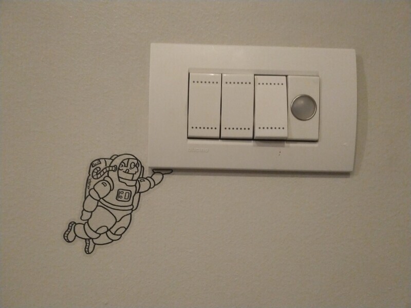 Interieursticker astronaut