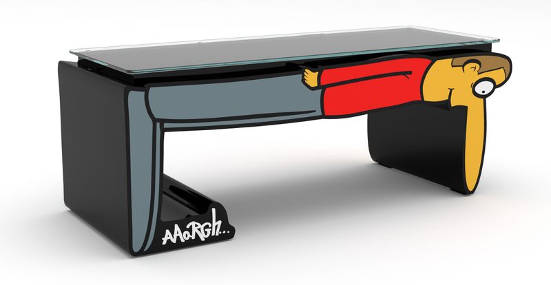 Design salontafel liggende man, nummer 1/20