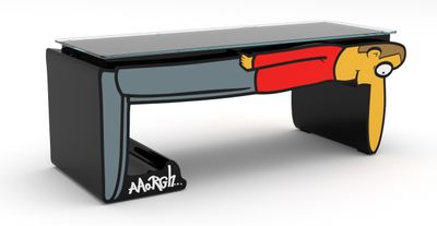 Design salontafel liggende man, nummer 1/20