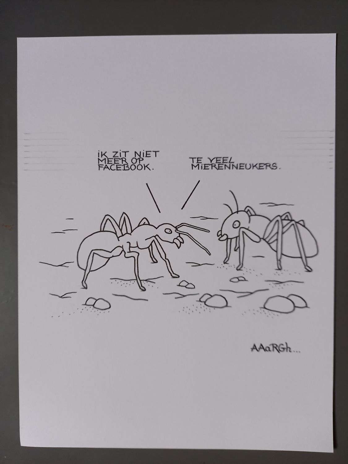 Originele cartoon: Mierenneukers