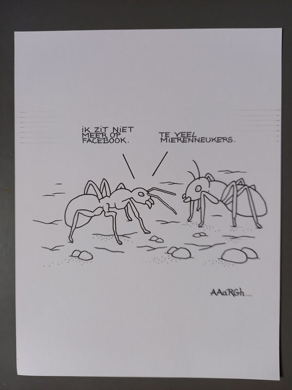 Originele cartoon: Mierenneukers